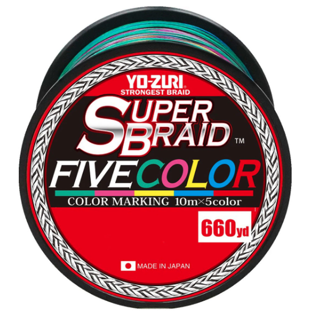 Yo-Zuri SuperBraid Five Color 660yd