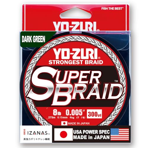 Yo-Zuri Super Braid Dark Green 8Lb 300Yd