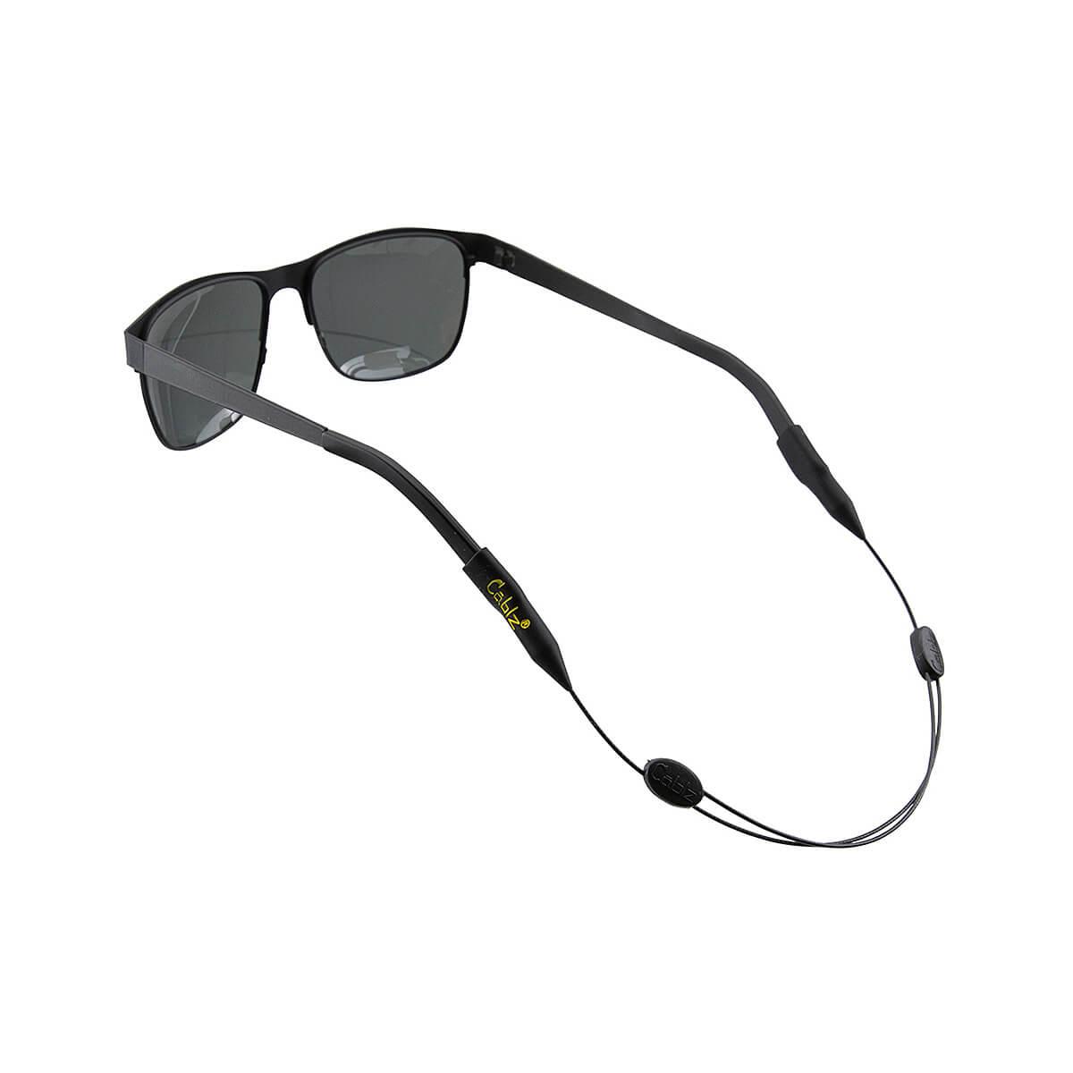 Cablz ZipzBGG Eyewear Retainer Black Gold Gold